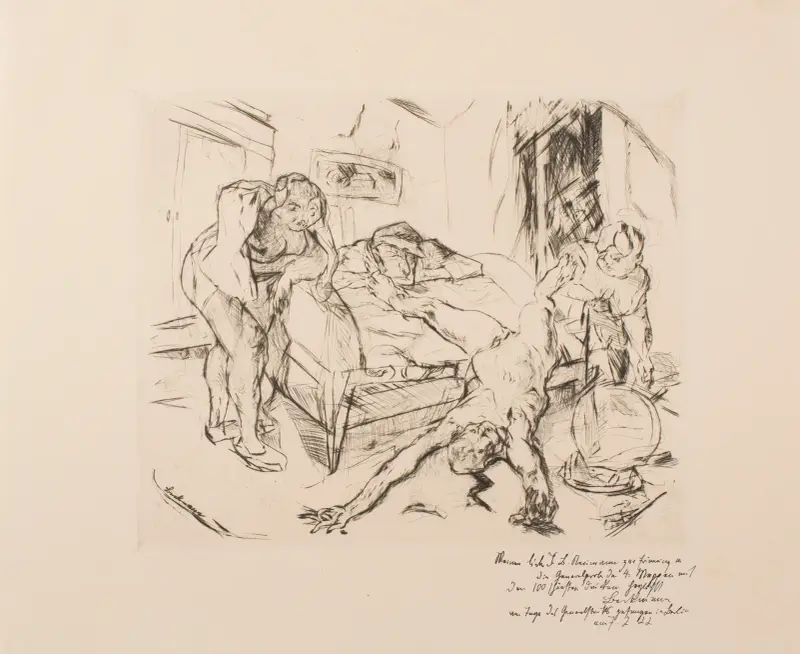 Noc, 1914, Max Beckmann