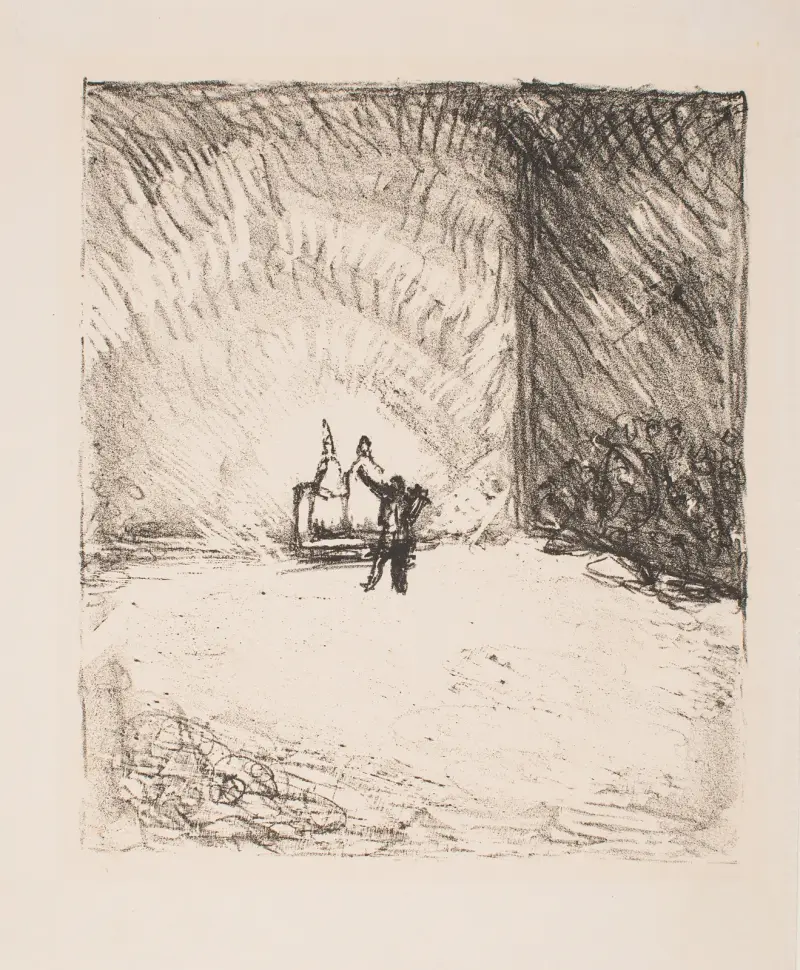 Orpheus vor Pluto und Proserpina, 1909 – Nr. 2 von Max Beckmann