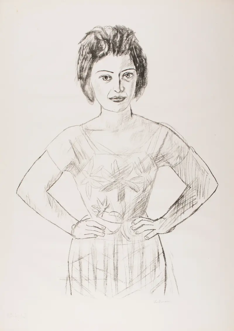 Portrait of a Roumanian I av Max Beckmann