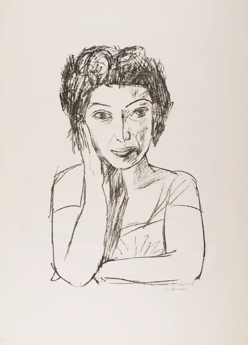 Portrait of a Roumanian II av Max Beckmann
