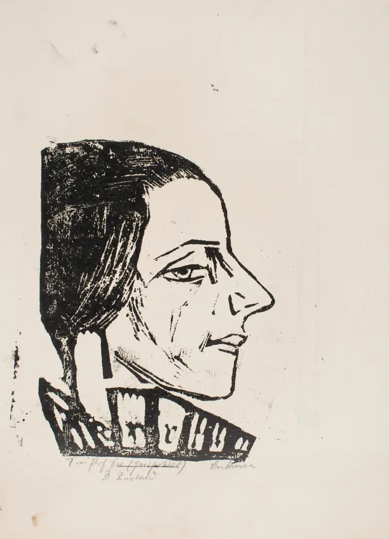 Portrait of Mrs. Swarzenski, 1925 av Max Beckmann
