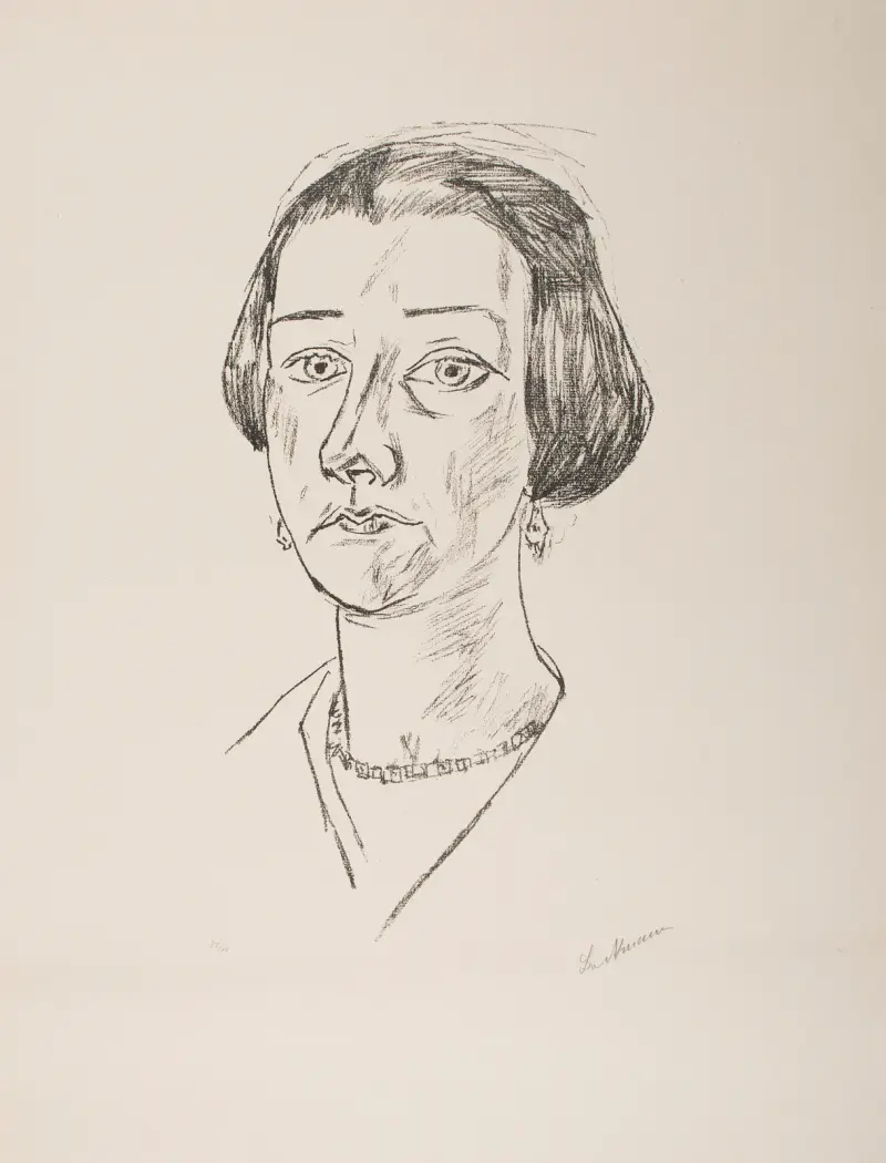 Portrait of Mrs. Swarzenski, 1923 av Max Beckmann
