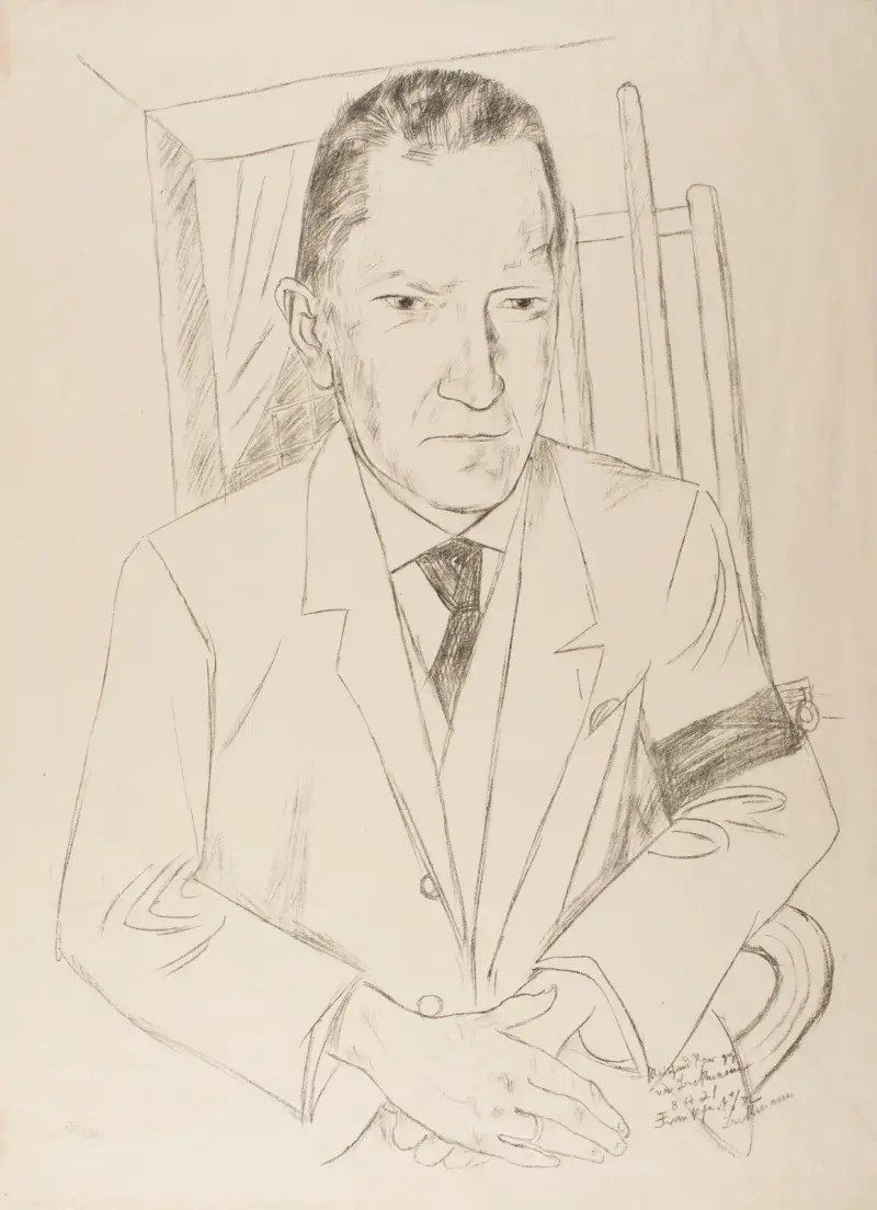 Portrait of Reinhard Piper, 1921 av Max Beckmann