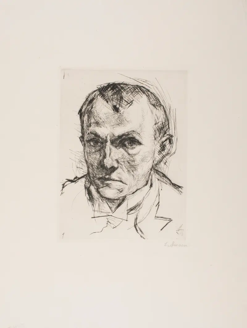 Autoportrét, 1914 – Nr. 2, Max Beckmann