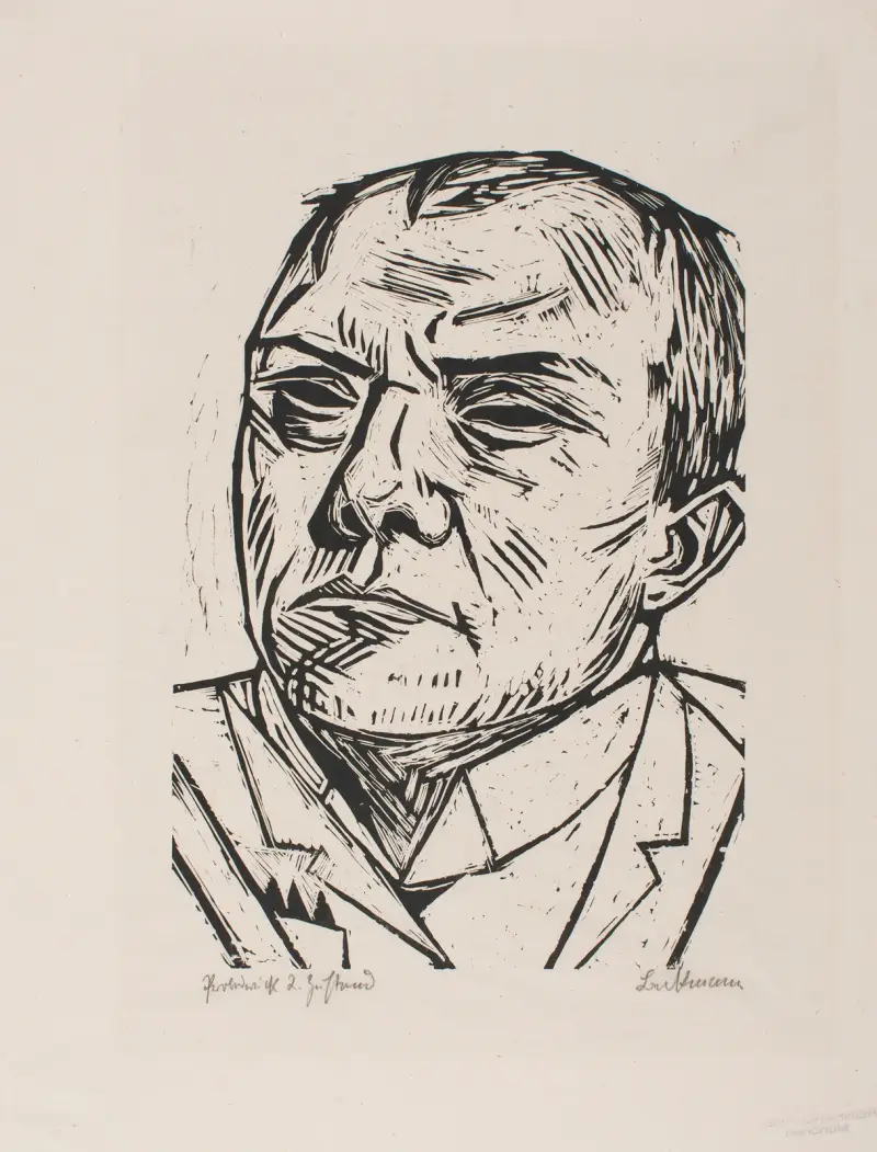 Autoportrét, 1922 – Nr. 2, Max Beckmann