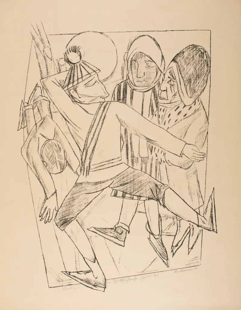 Der Eisläufer von Max Beckmann