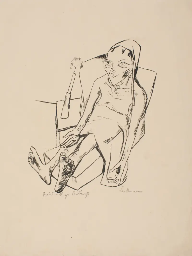 Nemocný, Max Beckmann