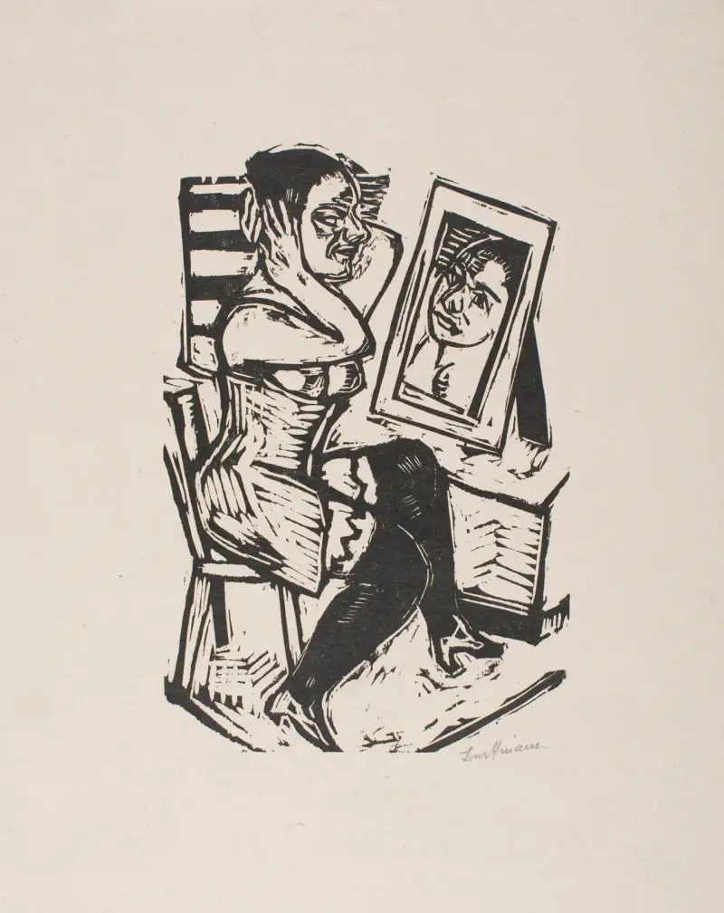Toaleta, 1923 – Nr. 2, Max Beckmann