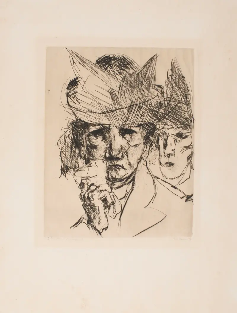 Weinende Frau von Max Beckmann