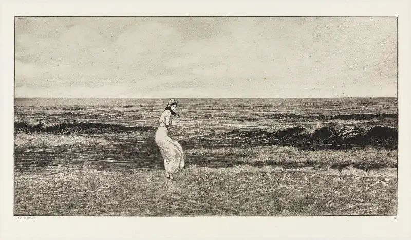 Am Meer (Intermezzi, Opus IV, Blatt 2) von Max Klinger