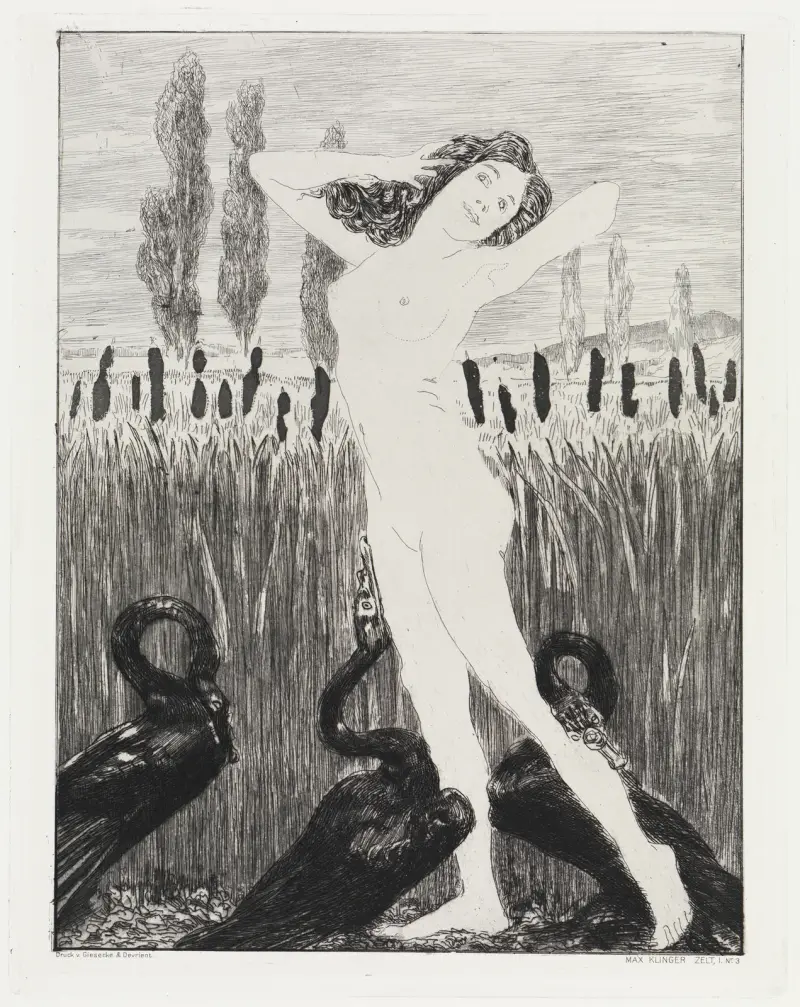 Am See (Zelt, Opus XIV, 1. Teil, Nr. 3) von Max Klinger