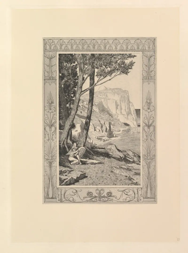 Amor und Psyche, 1909 von Max Klinger