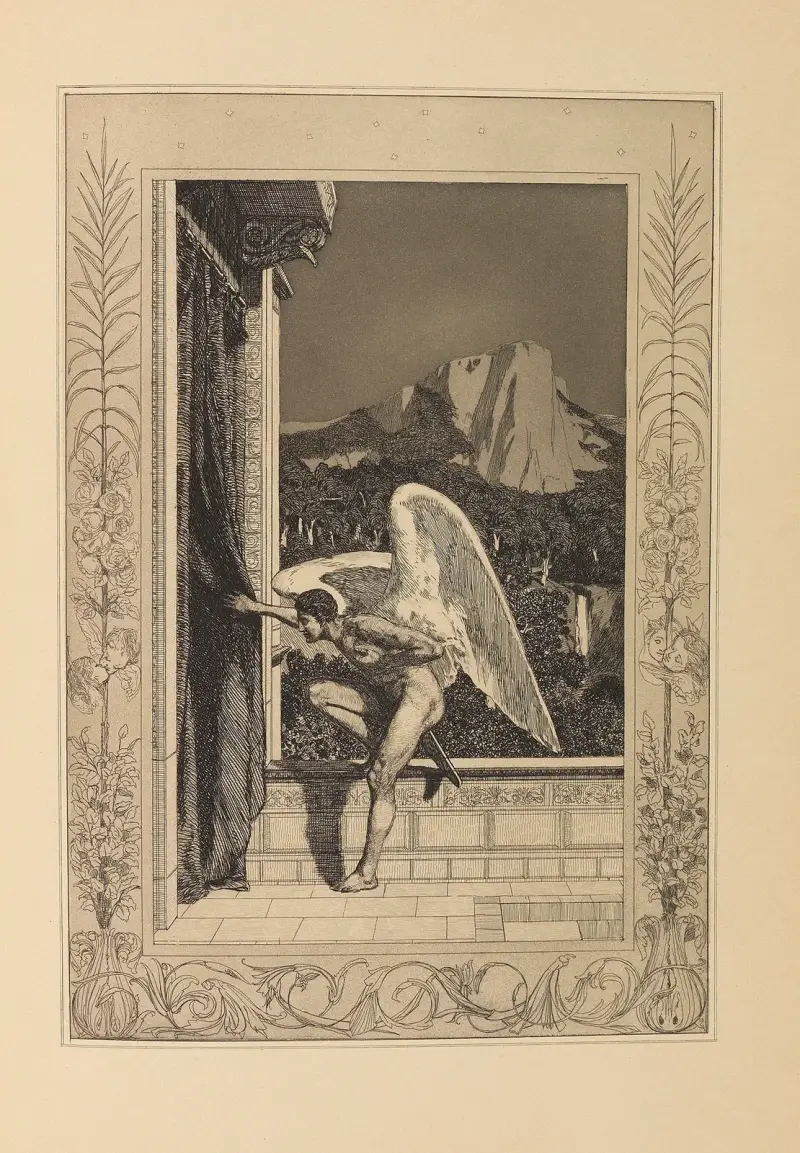 Amor und Psyche, 1881 – Nr. 2 von Max Klinger