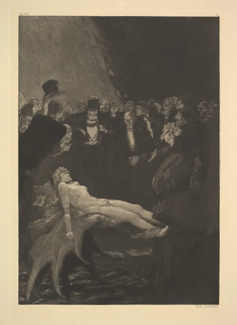 Gefesselt von Max Klinger