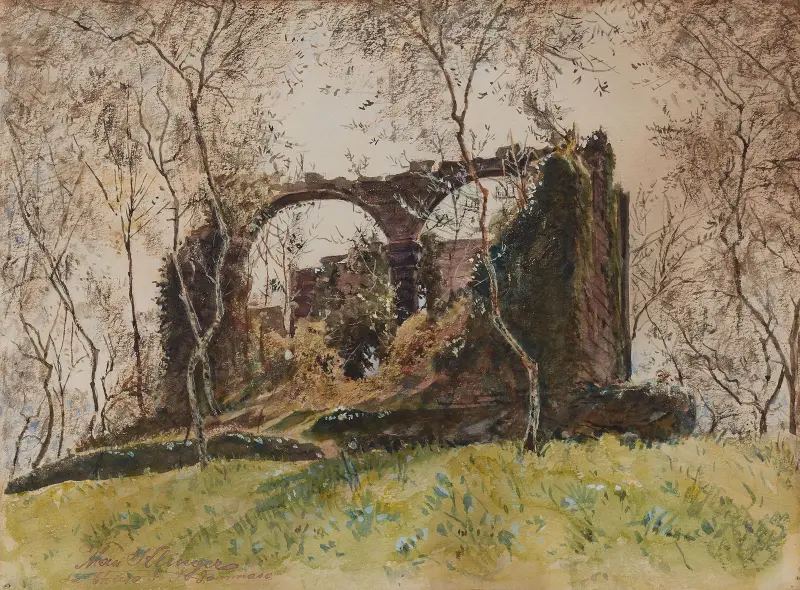 Ruinerna av San Tommaso av Max Klinger