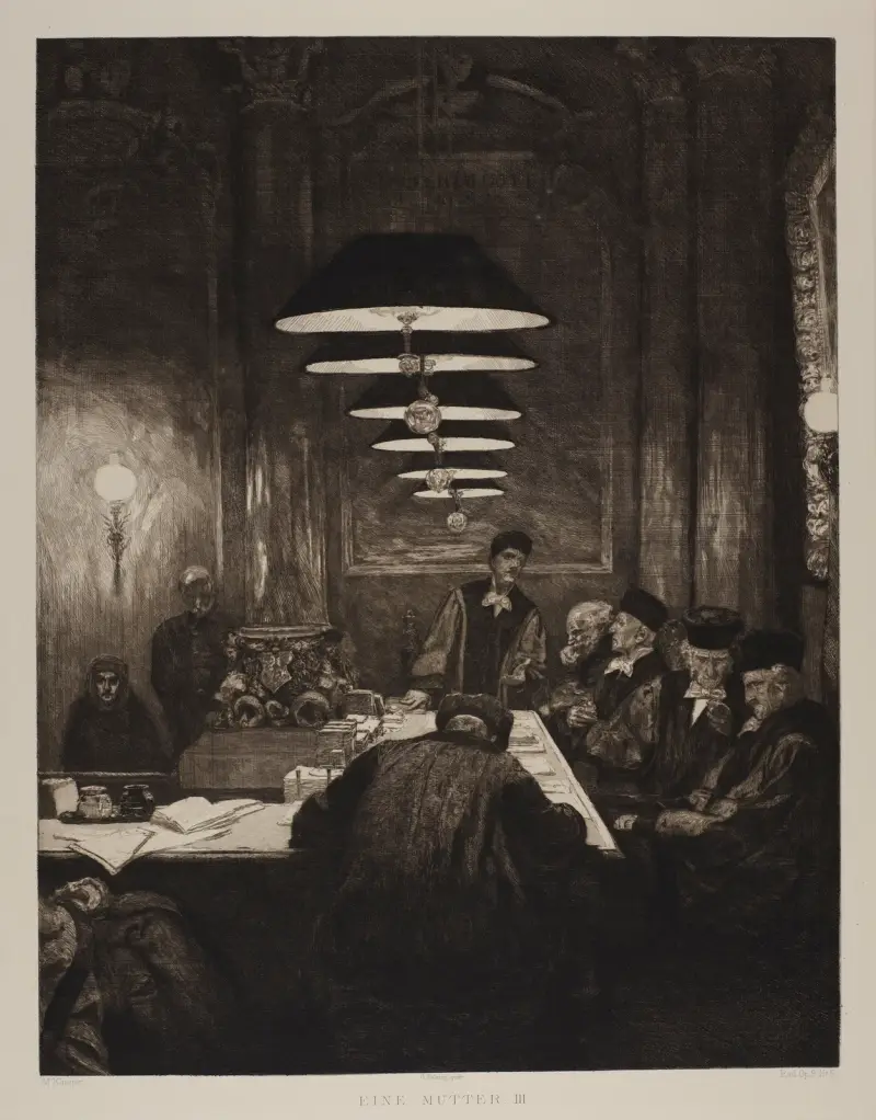 Eine Mutter III von Max Klinger