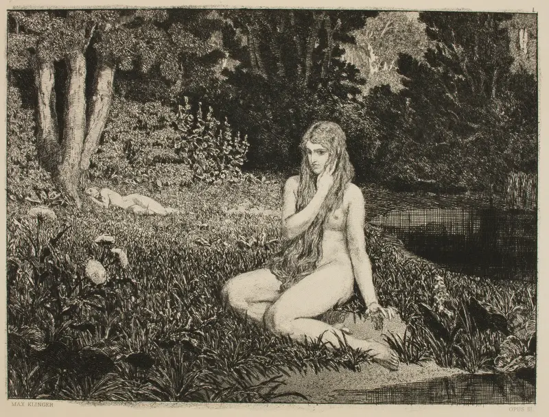 Eva, 1898 – Nr. 2 von Max Klinger
