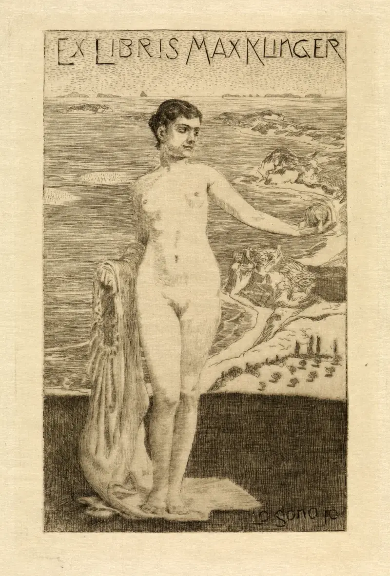 Ex libris Max Klinger von Max Klinger