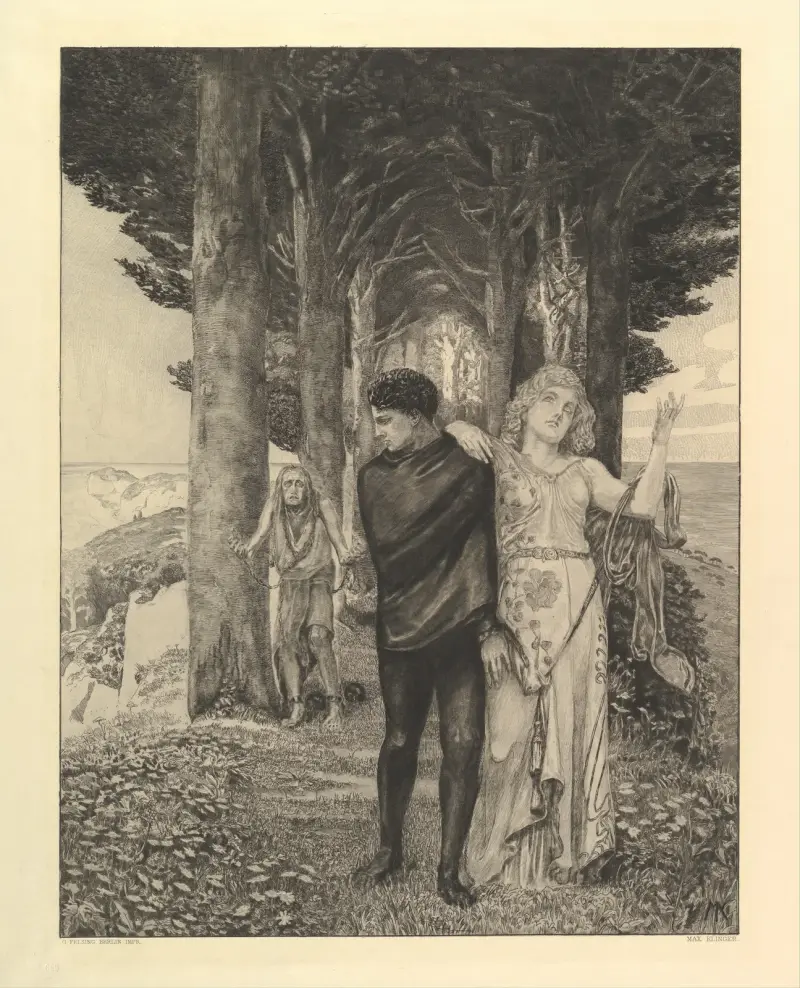 Genie (Künstler), 1903 von Max Klinger