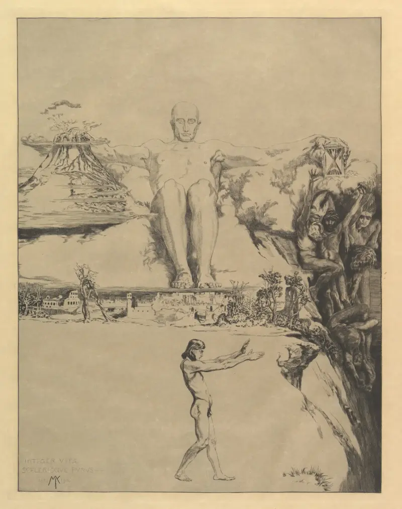 Integer Vitae… av Max Klinger