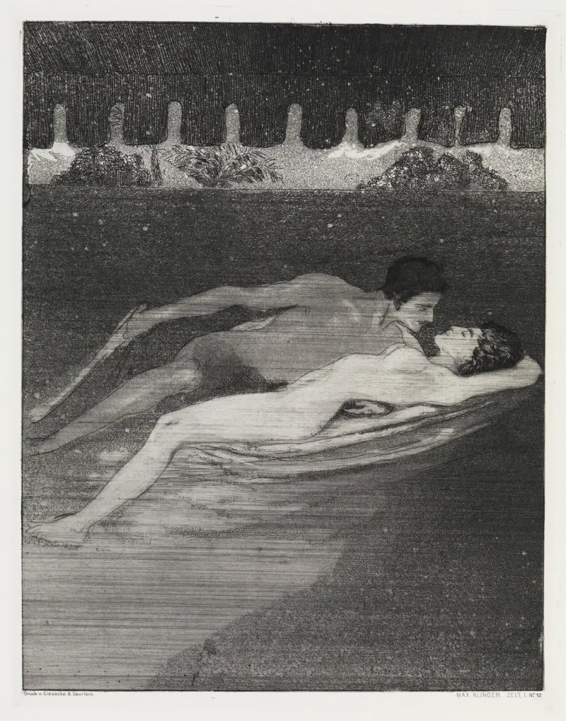 Nacht (Zelt, Opus XIV, 1. Teil, Nr. 12) von Max Klinger