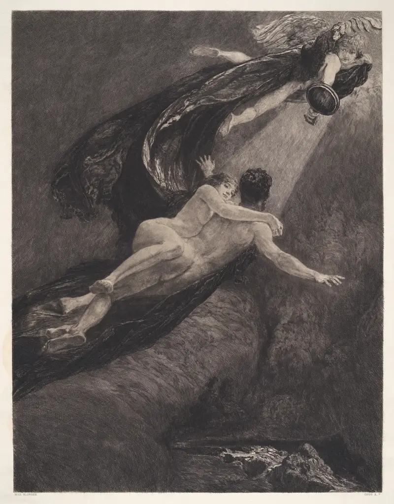 New Dreams of Happiness (Neue Träume von Glück) av Max Klinger
