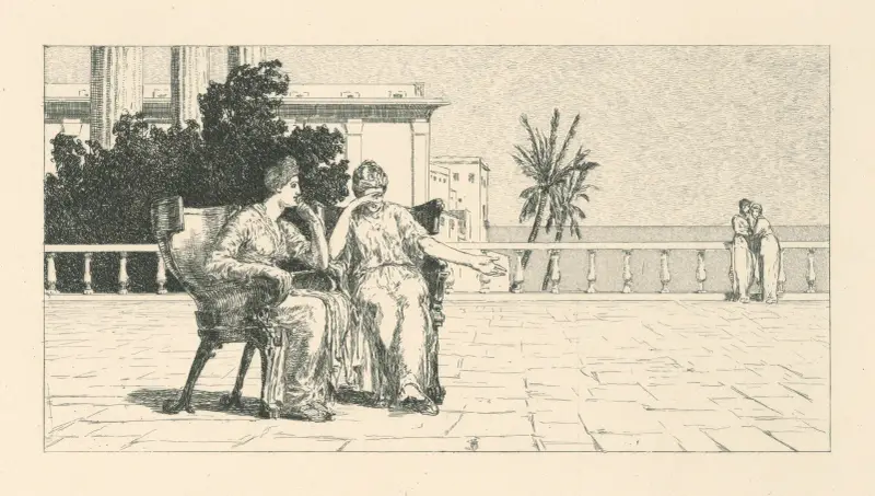 Psyche bei den Schwestern von Max Klinger