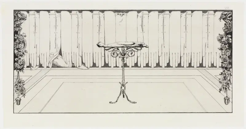 Ruhe (Ein Handschuh, Opus VI, Blatt 8) von Max Klinger