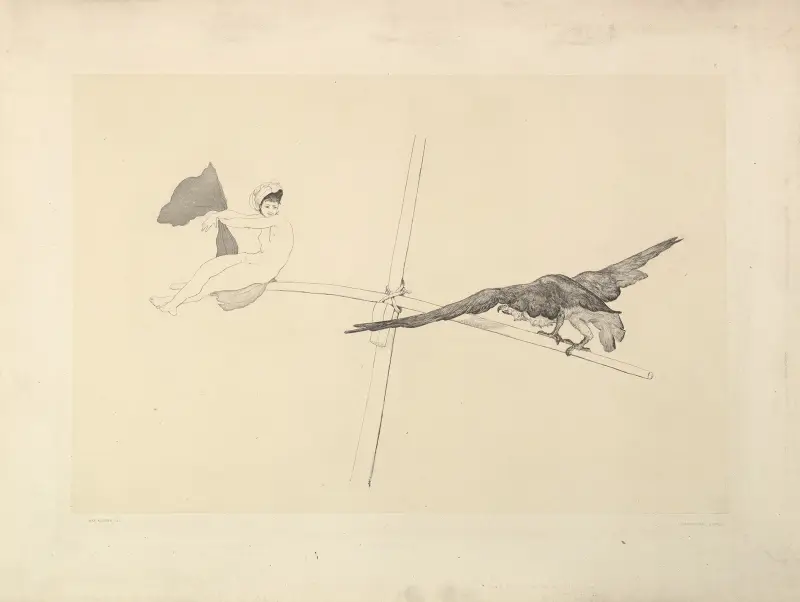 Schaukel von Max Klinger