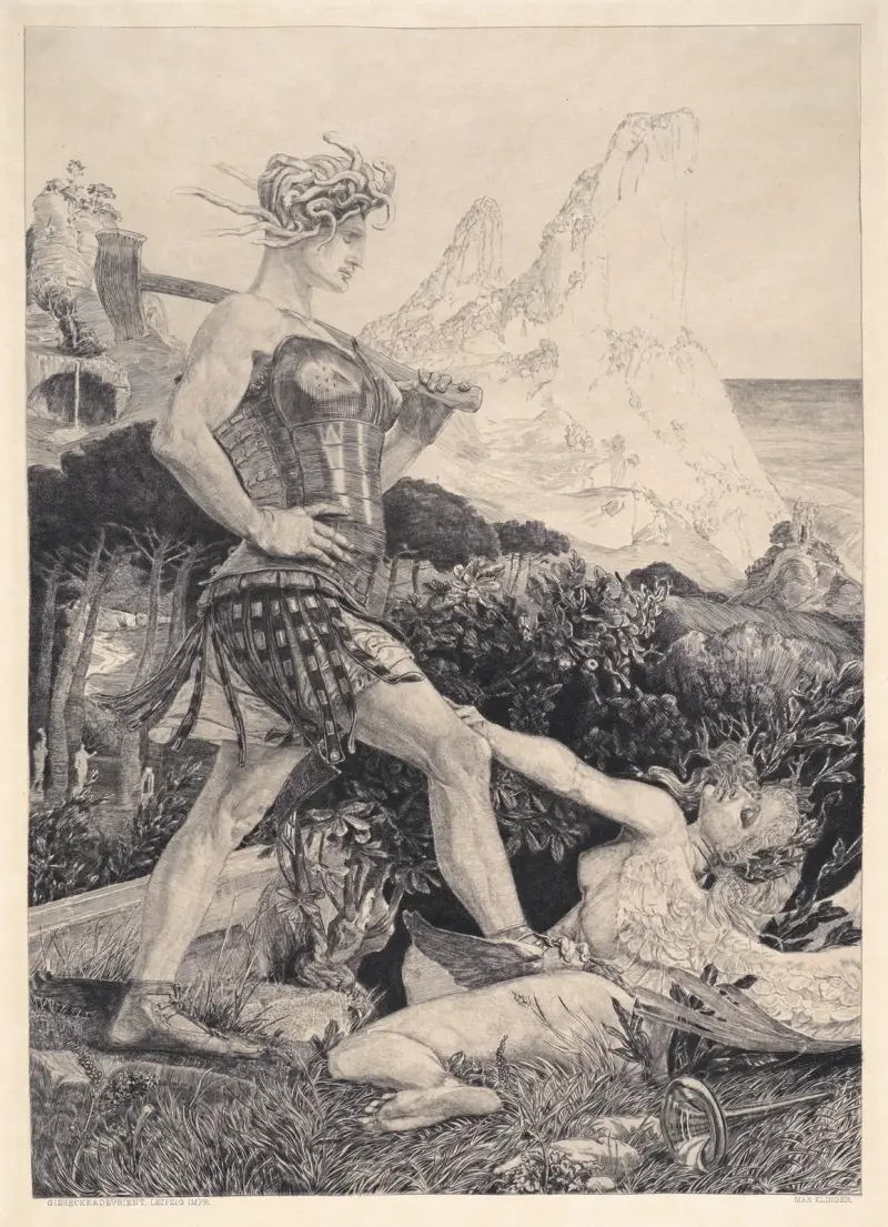 Zeit und Ruhm, 1898 von Max Klinger