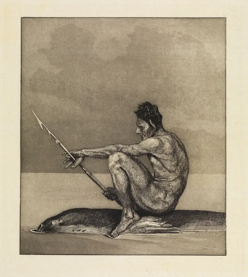 Zweite Zukunft (Eva und die Zukunft, Opus III, Blatt 4) von Max Klinger