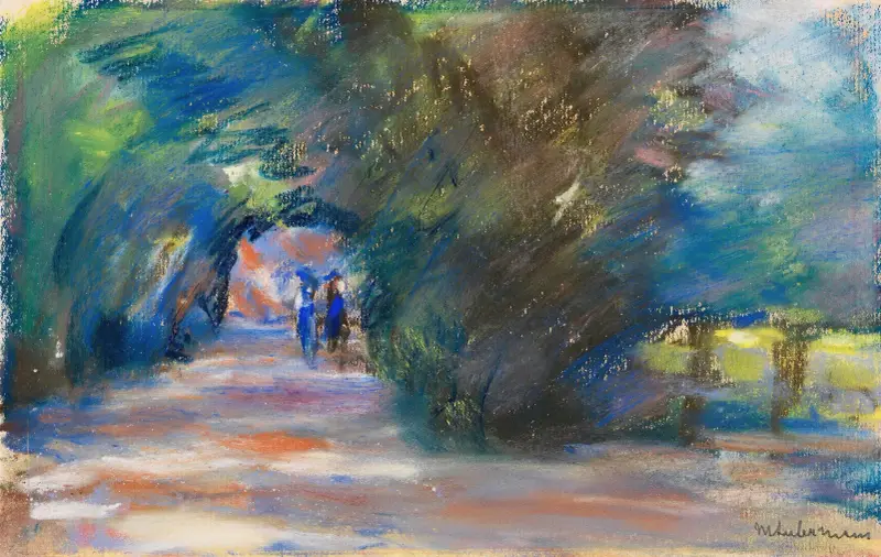 Allee mit zwei Reitern av Max Liebermann