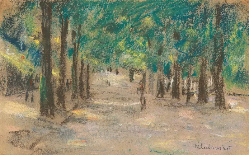 Allee (wohl in Haarlem) von Max Liebermann