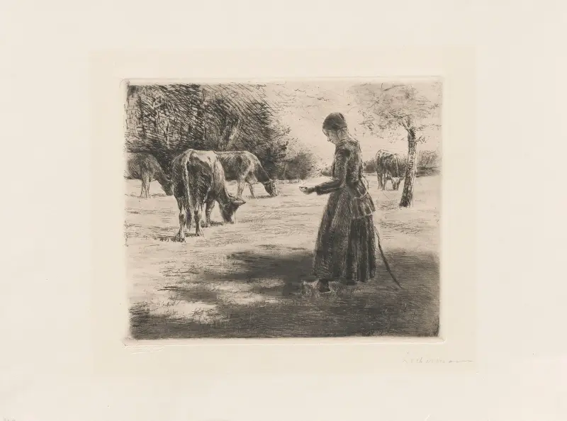 På bete (vid Delden i Holland) av Max Liebermann