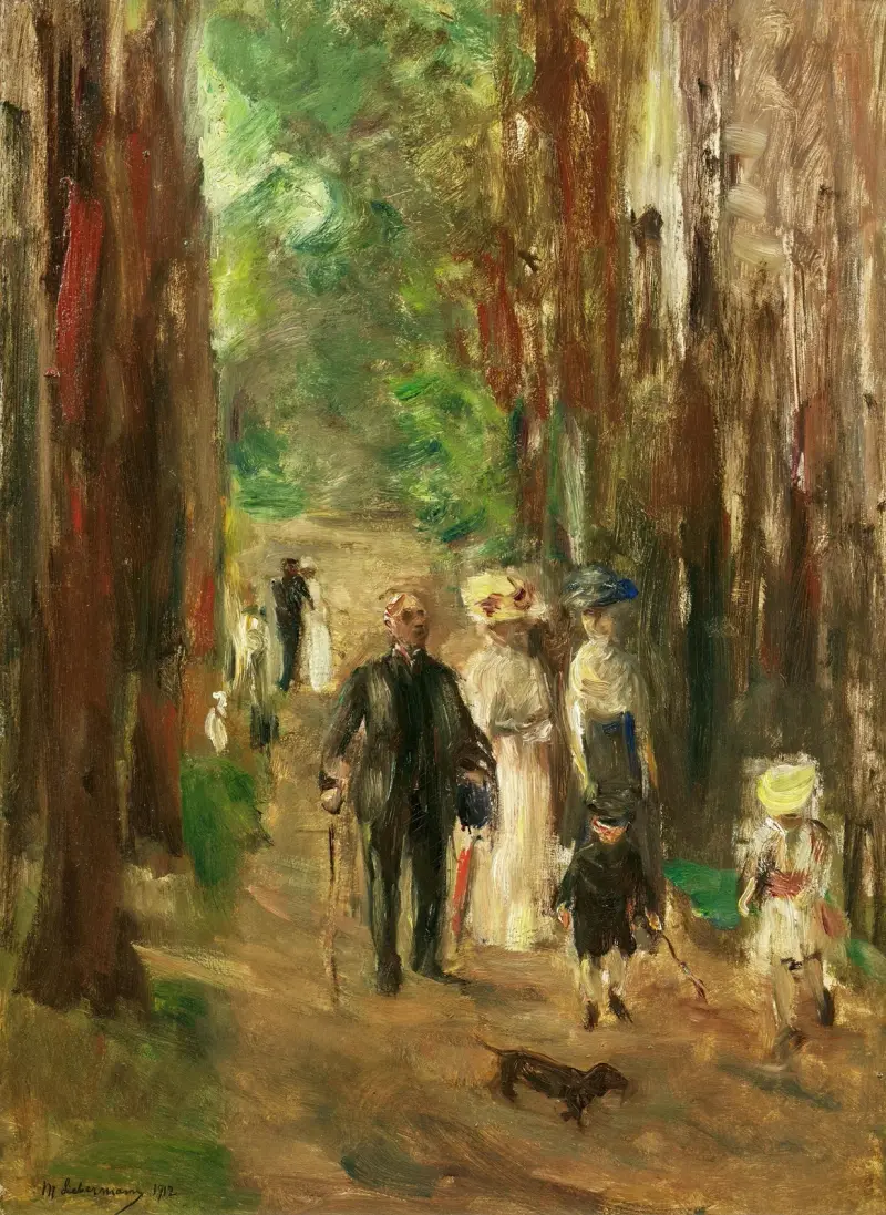 Från Grunewald av Max Liebermann