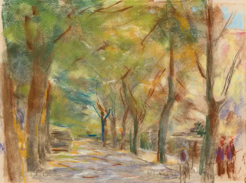 Colomierstraße i Wannsee av Max Liebermann
