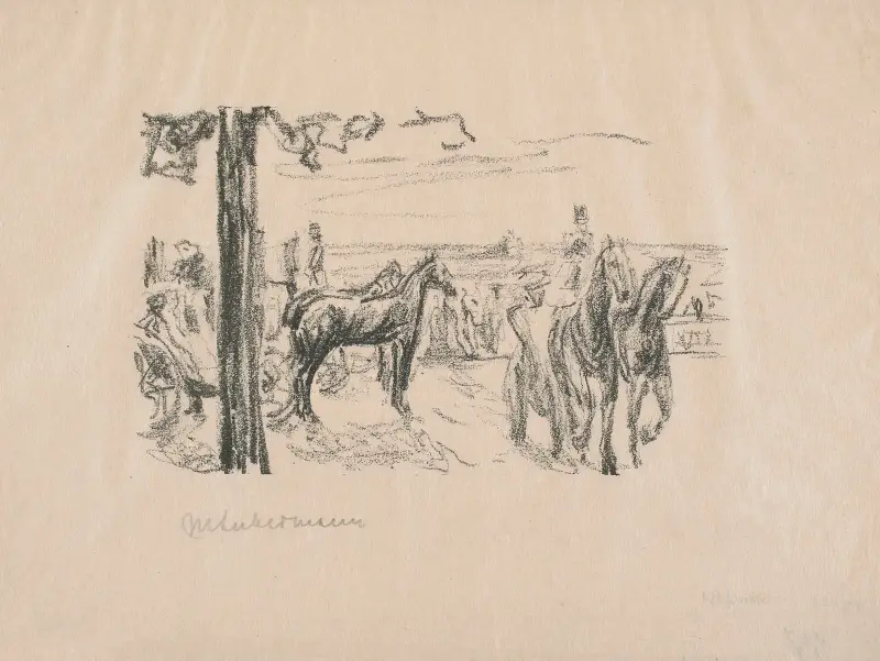 Corso auf dem Monte Pincio av Max Liebermann
