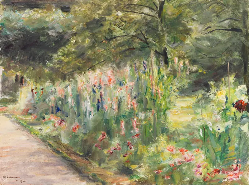 Köksgården i Wannsee mot sydost av Max Liebermann