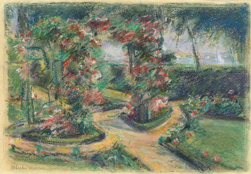 Rosenrundeln i Wannsee av Max Liebermann