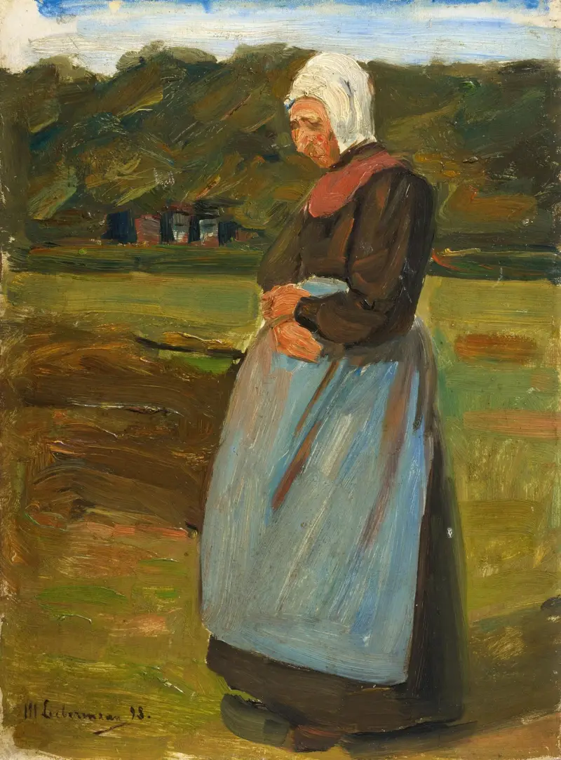Holländska i landskap av Max Liebermann