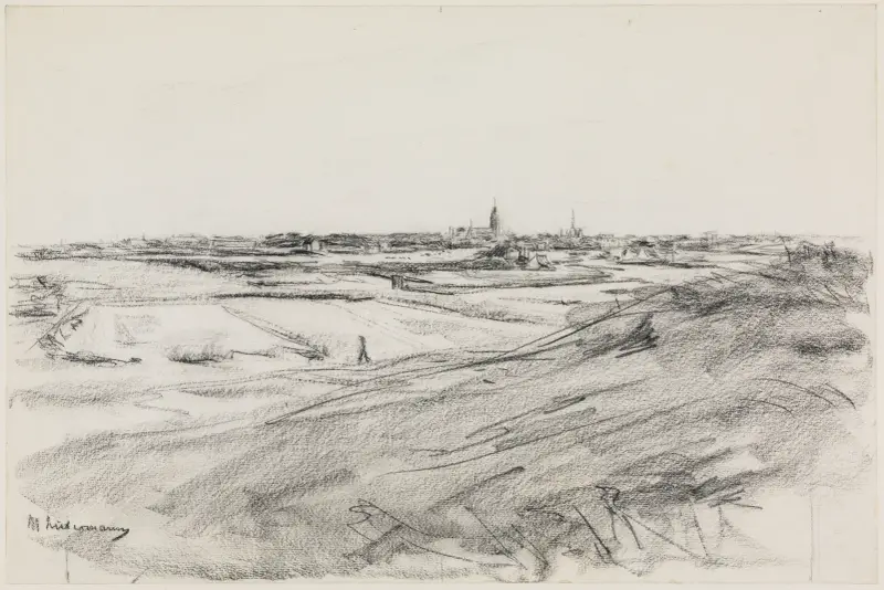 Holländskt landskap av Max Liebermann