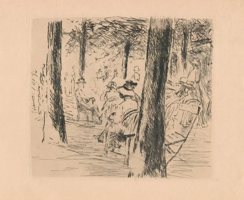 I trädgården av Max Liebermann