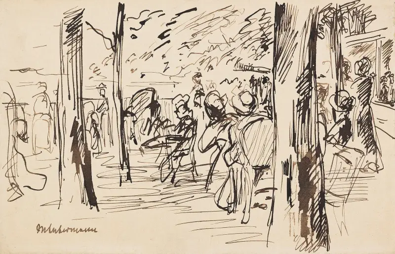I trädgården av Max Liebermann