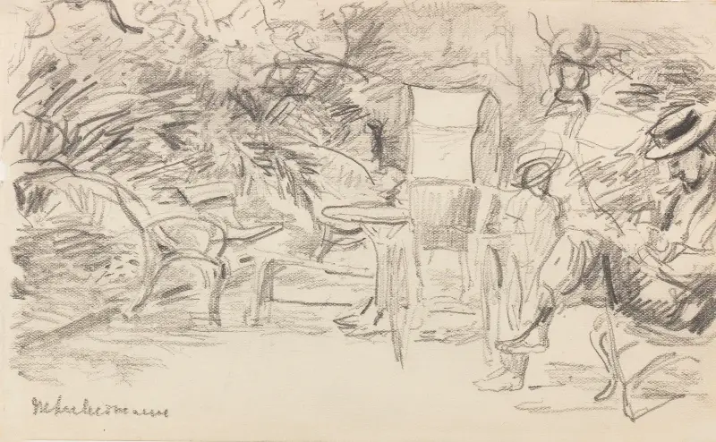 I trädgården av Max Liebermann
