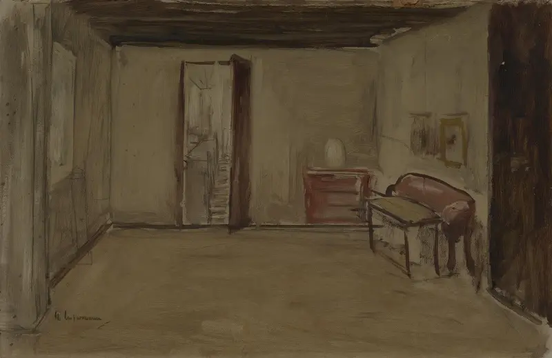 Interiör av Max Liebermann