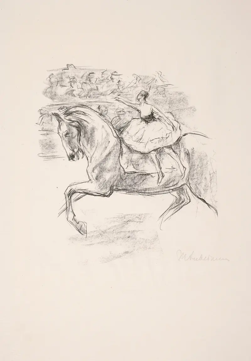 Konstryttarinna av Max Liebermann