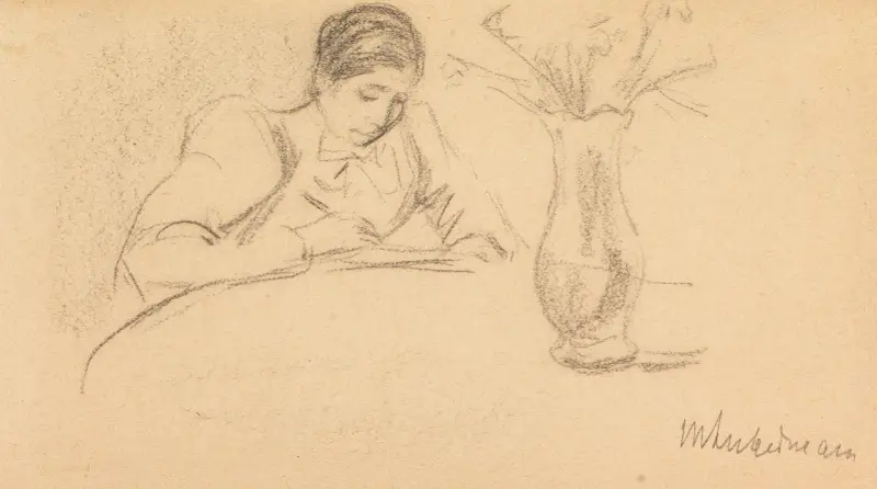 Läsande av Max Liebermann