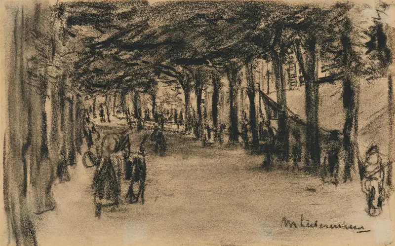 Nederländsk bygata av Max Liebermann