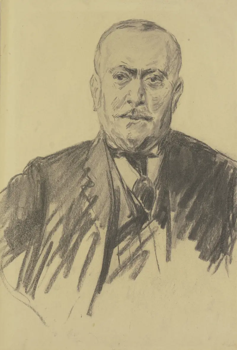 Porträtt av en man av Max Liebermann