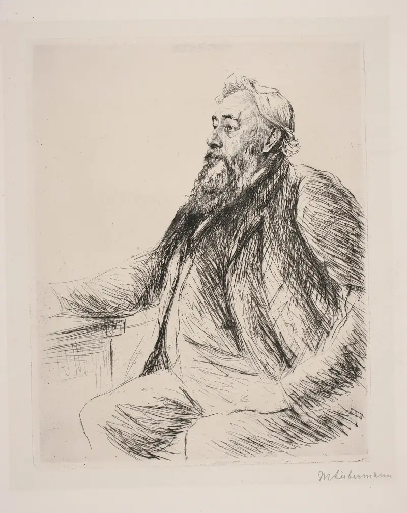 Porträtt Brinckmann av Max Liebermann